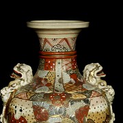 Jarrón de porcelana satsuma, Japón, med.S.XX - 2