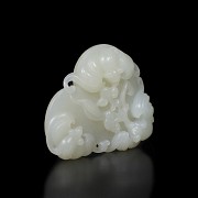 Amuleto de la suerte en jade, dinastia Qing
