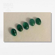 Five Brazilian Emeralds - 1