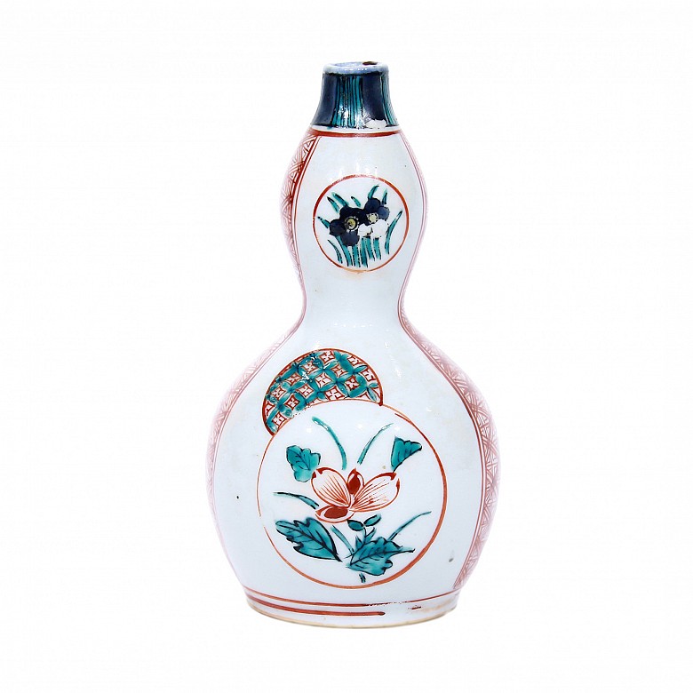 Botella con forma de calabaza, Periodo Edo (1603-1868)