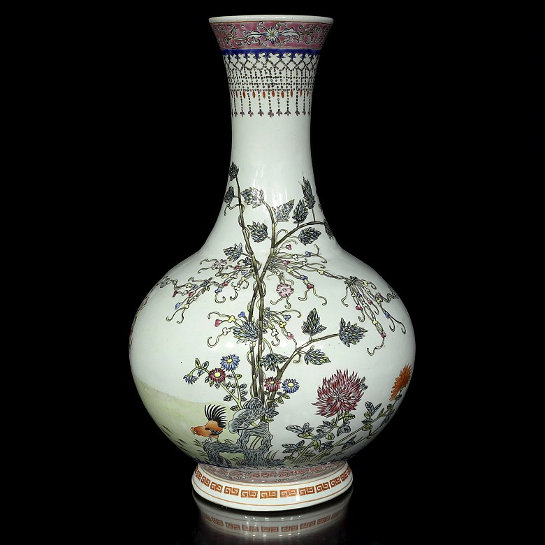 Vase with children and landscapes, 20th century