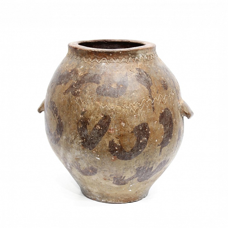 Vasija decorativa de cerámica, s.XX