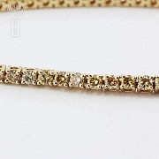 18k Gold Bracelet with Fancy Diamonds