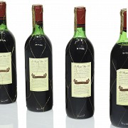 Conjunto de siete botellas vino de Rioja, cosecha 1978