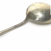 Spanish silver cutlery set, mid-20th century