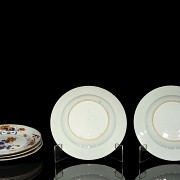 Seis platos de Compañia de Indias, dinastía Qing - 6
