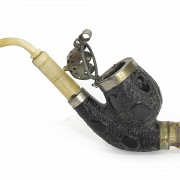 Two briar pipes, Bruyère garantie, early 20th century - 4