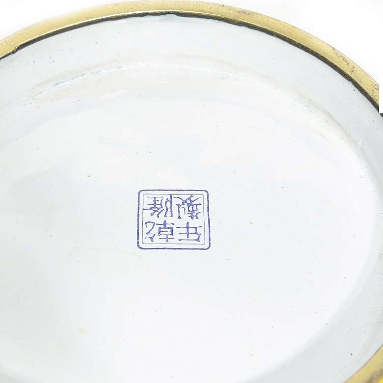 Gran caja de esmalte de Pekín, S.XX