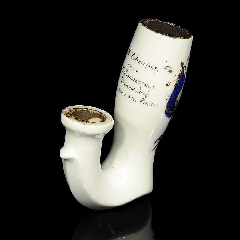 Porcelain enamelled pipe v