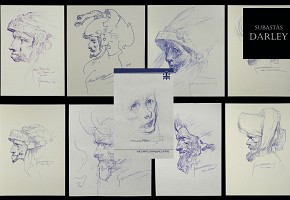 Eustaquio Segrelles del Pilar (1936) Colección de nueve dibujos, 1994 - 2002
