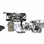 Lot of silver pieces, 20th century