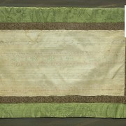 Silk fabric with trimmings, 19th century - 2