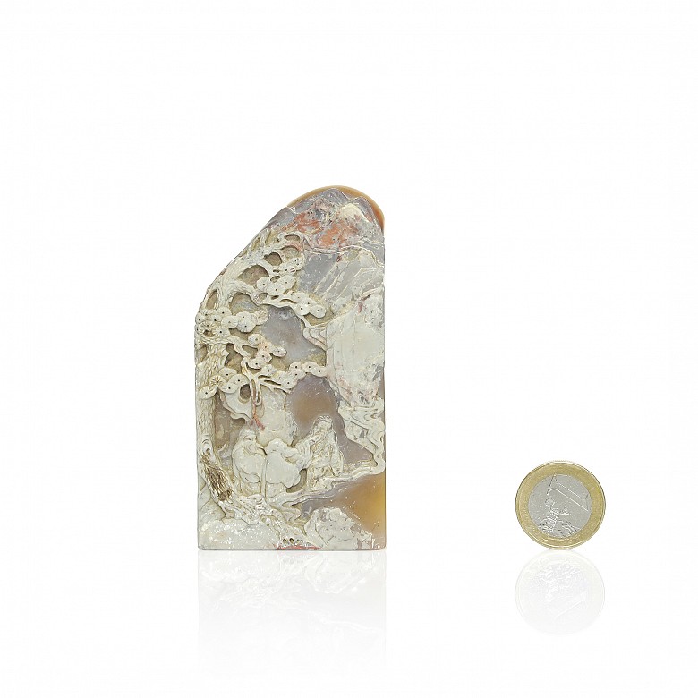 Chinese agate stamp, 20th century - 9