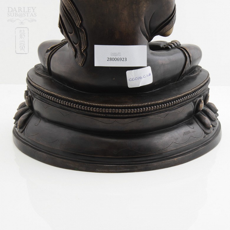 Buda bronce Qianlong 1736-1795 - 8