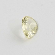 Beautiful natural yellow sapphire in pear size, - 2