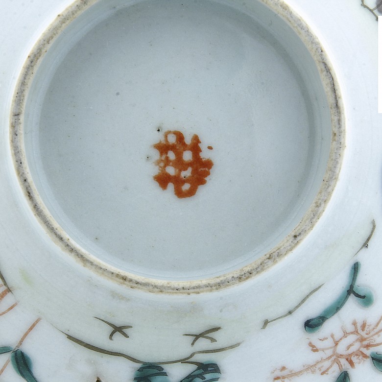 Cuenco de porcelana esmaltada, s.XX