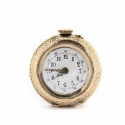 Reloj de bolsillo de mujer suizo en oro amarillo de 14k, s.XIX