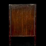 Chinese cupboard lacquered in red, 20th century - 2