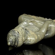 Carved jade Buddha, Qing dynasty