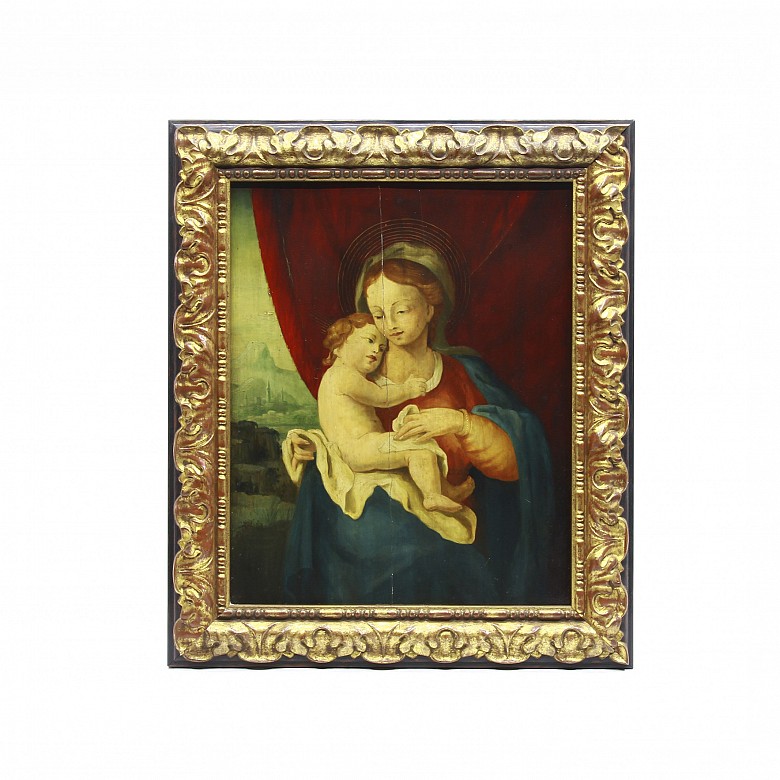 Anónimo, “Virgen con el niño”