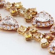 Fantástica pulsera oro 18k y diamantes mixtos 16.23cts - 7