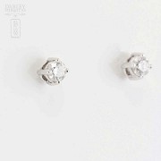 Earring earring in 18k gold and diamonds - 2