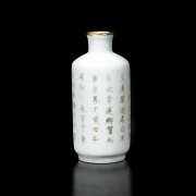 Enameled porcelain miniature vase, Qing dynasty