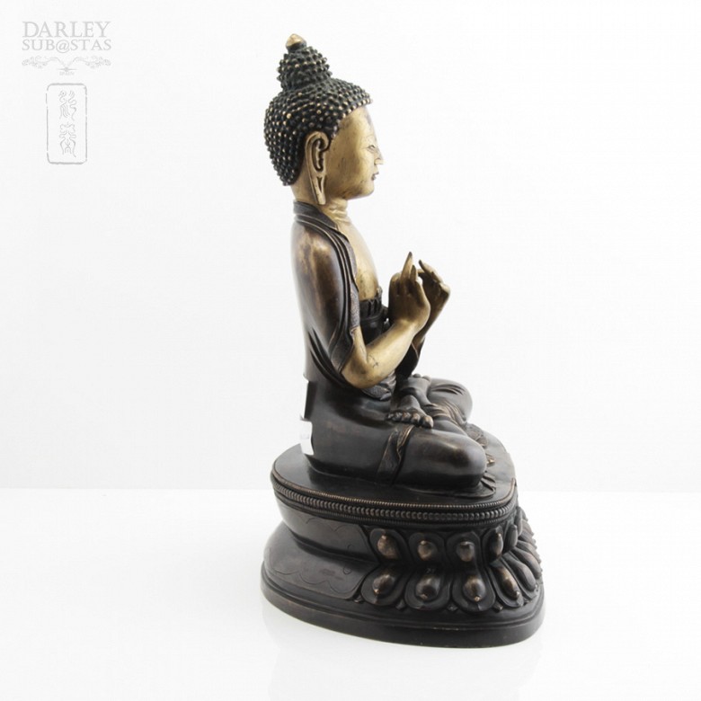 Buda bronce Qianlong 1736-1795 - 6