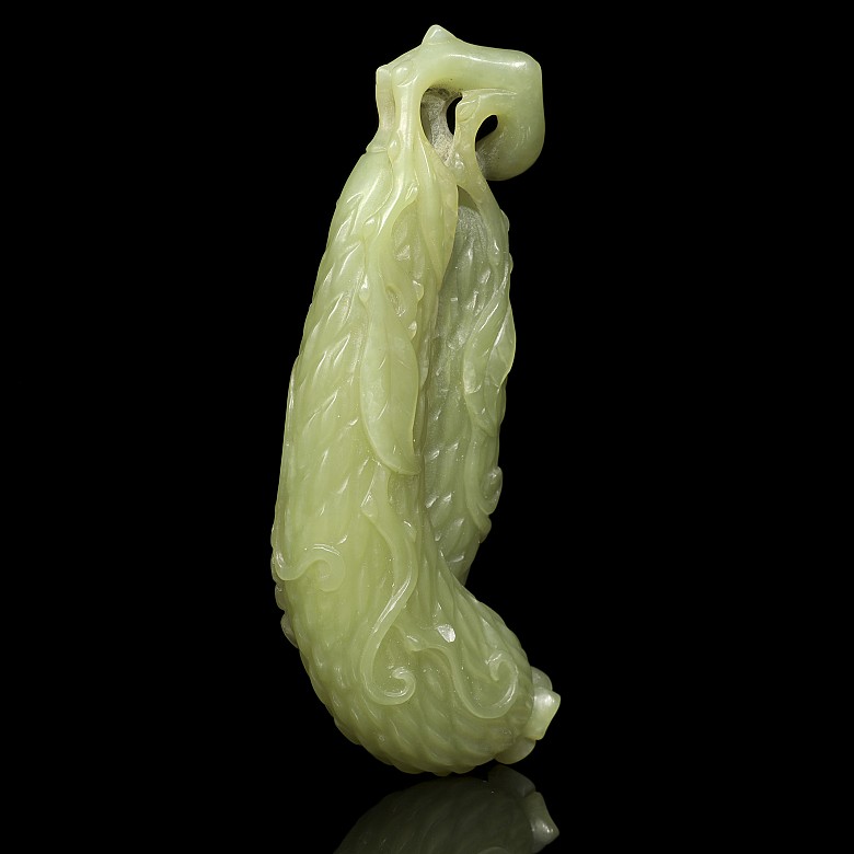 Figura de jade tallado 