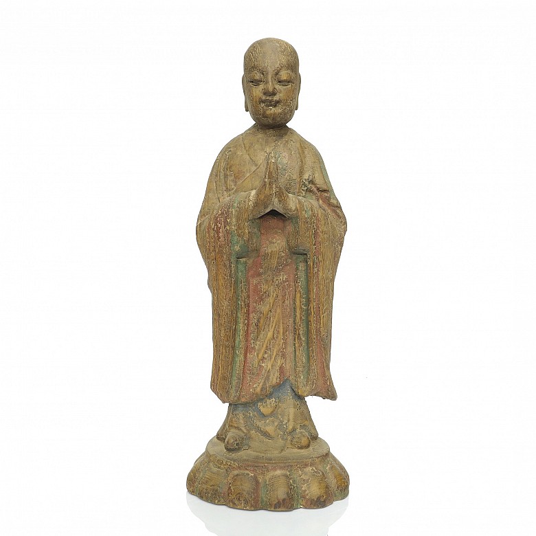 Buda de madera tallada, S.XX