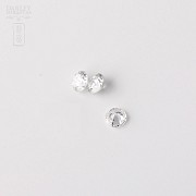 Lote de 3 Diamantes natural, talla brillante, color H 0.30cts - 3