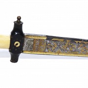 Dagger with ivory handle, Toledo, 19th century