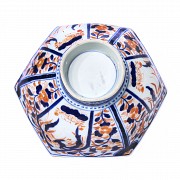 Cuenco y plato de porcelana Imari, Japón - 3