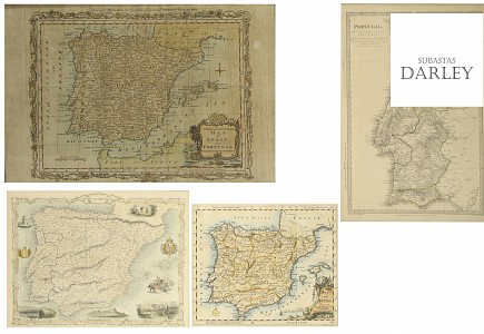 Mapas ingleses de España y Portugal, S.XIX - XX