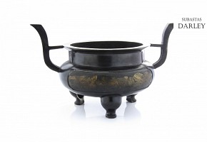 Incensario de bronce, China, s.XIX-XX
