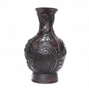 Chinese wooden vase, 20th century - 7