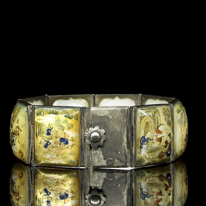 Persian silver bracelet, first half of the 20th century