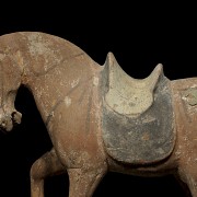Caballo de terracota, dinastía Tang (618 - 906)