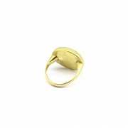 Ring, signet, 22k gold - 1