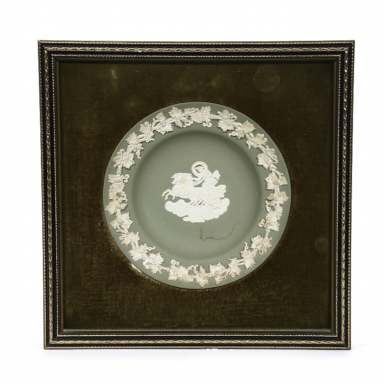 Colección de seis piezas de porcelana de Wedgwood, Inglaterra, s.XX