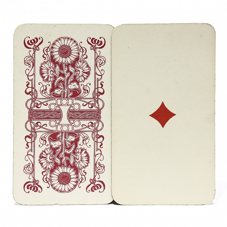 Card game with box. (First half of the 20th century) - 4