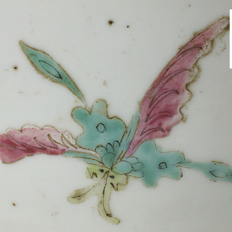 Porcelain Tibor, famille rose, 19th Century - 5