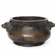 Bronze censer, Qing dynasty.
