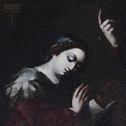 La Anunciación pintura del siglo XVII - 7