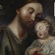 Anónimo español, s.XIX “San José y niño”