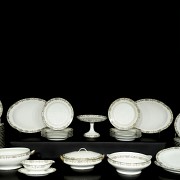 Porcelain tableware, Limoges, 20th century