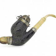Two briar pipes, Bruyère garantie, early 20th century - 2