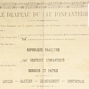 Documentos del regimiento de infantería francés, s.XIX - 4