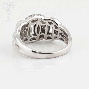 Precioso anillo en oro 18k y diamantes - 3