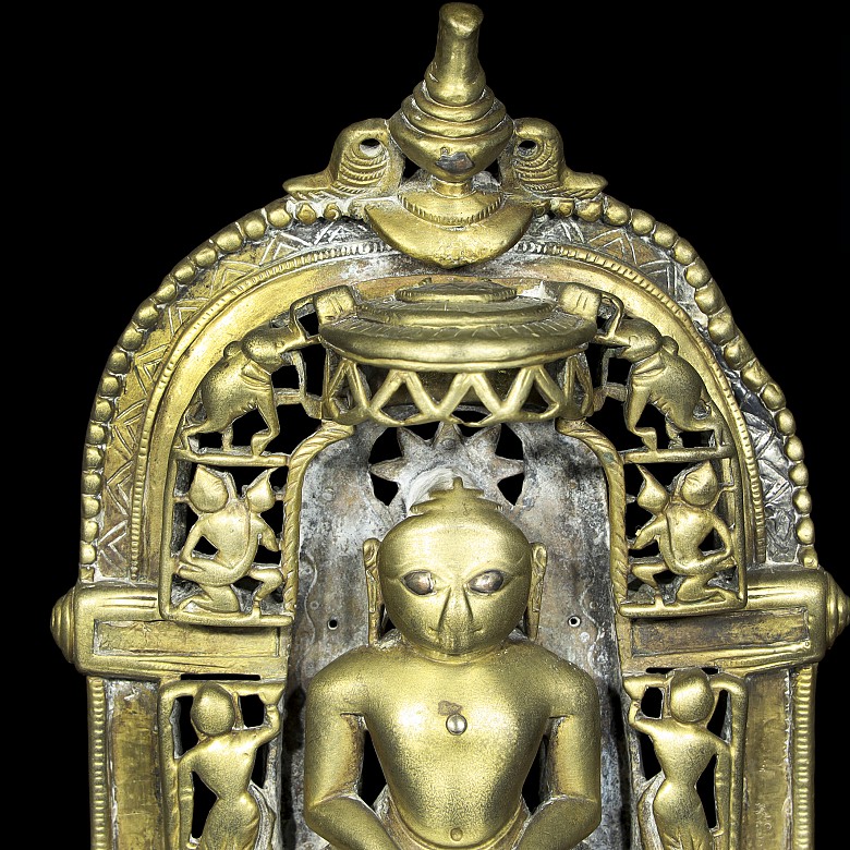 Dos piezas de bronce, India, S.XX